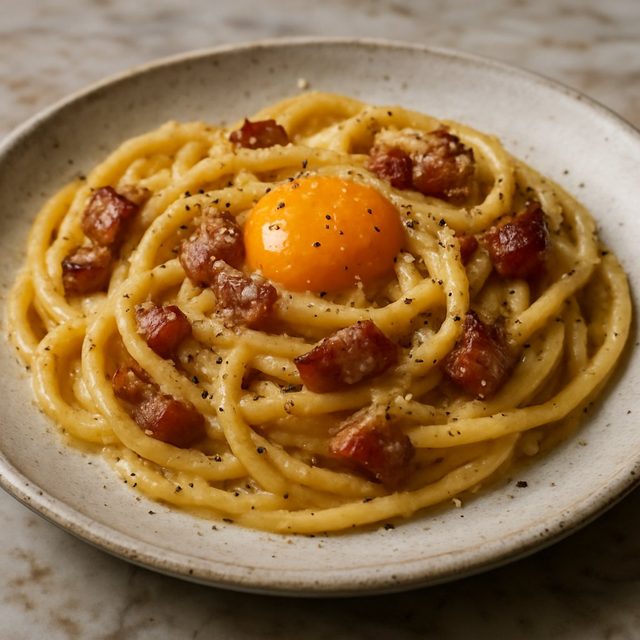 Bucatini carbonara